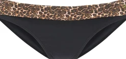 Bikinis|LASCANA Bikini-Hose schwarz-leo