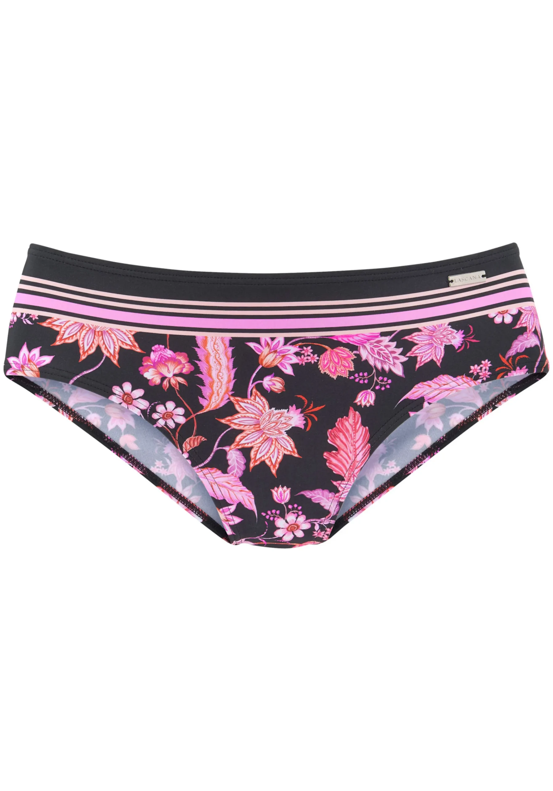 Bikinis|LASCANA Bikini-Hose schwarz-pink