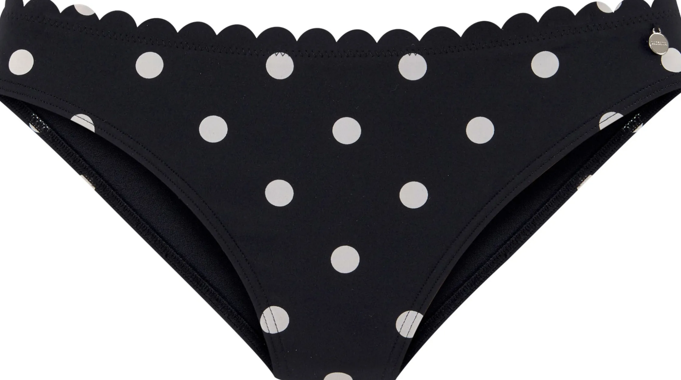 Bikinis|LASCANA Bikini-Hose schwarz-weiß