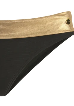 Bikinis|LASCANA Bikini-Hose schwarz-goldfarben