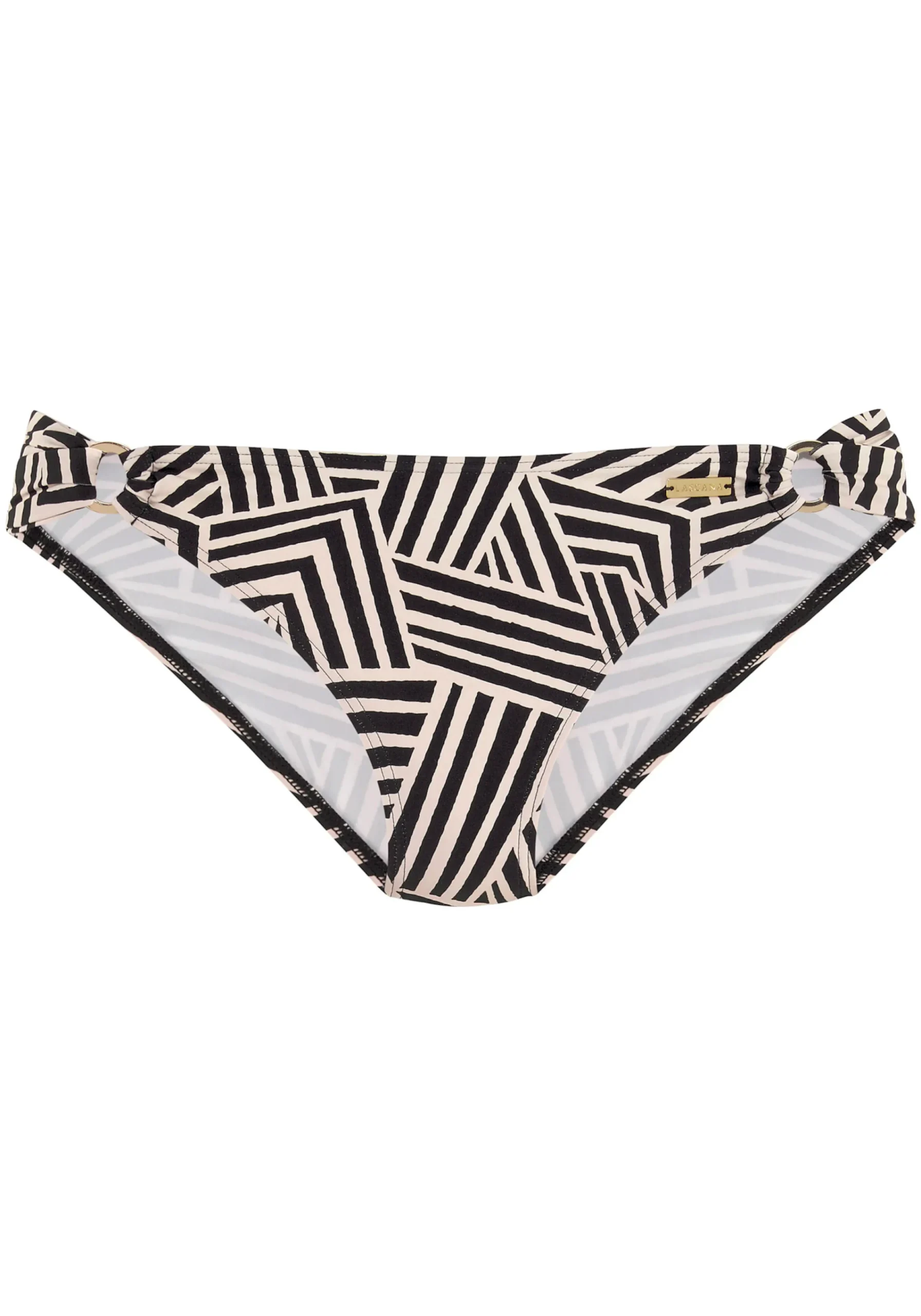 Bikinis|LASCANA Bikini-Hose schwarz-creme