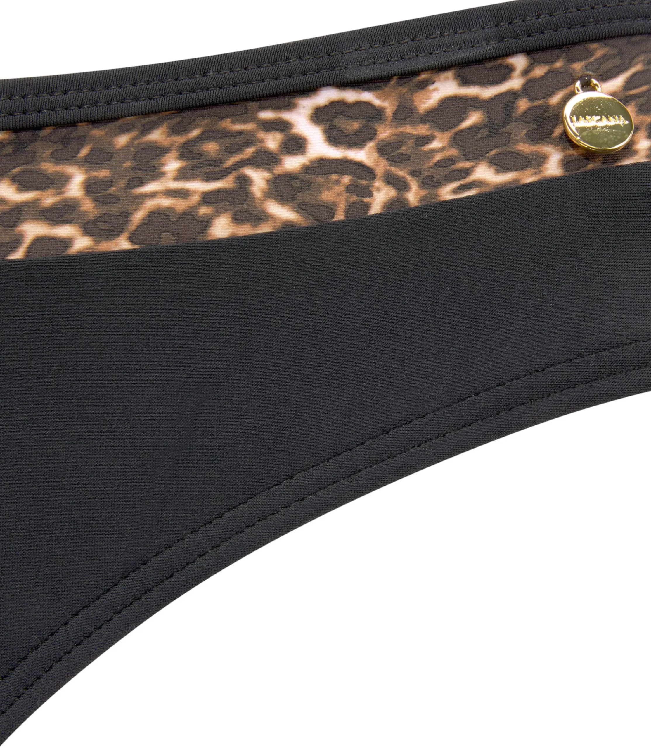 Bikinis|LASCANA Bikini-Hose schwarz-leo