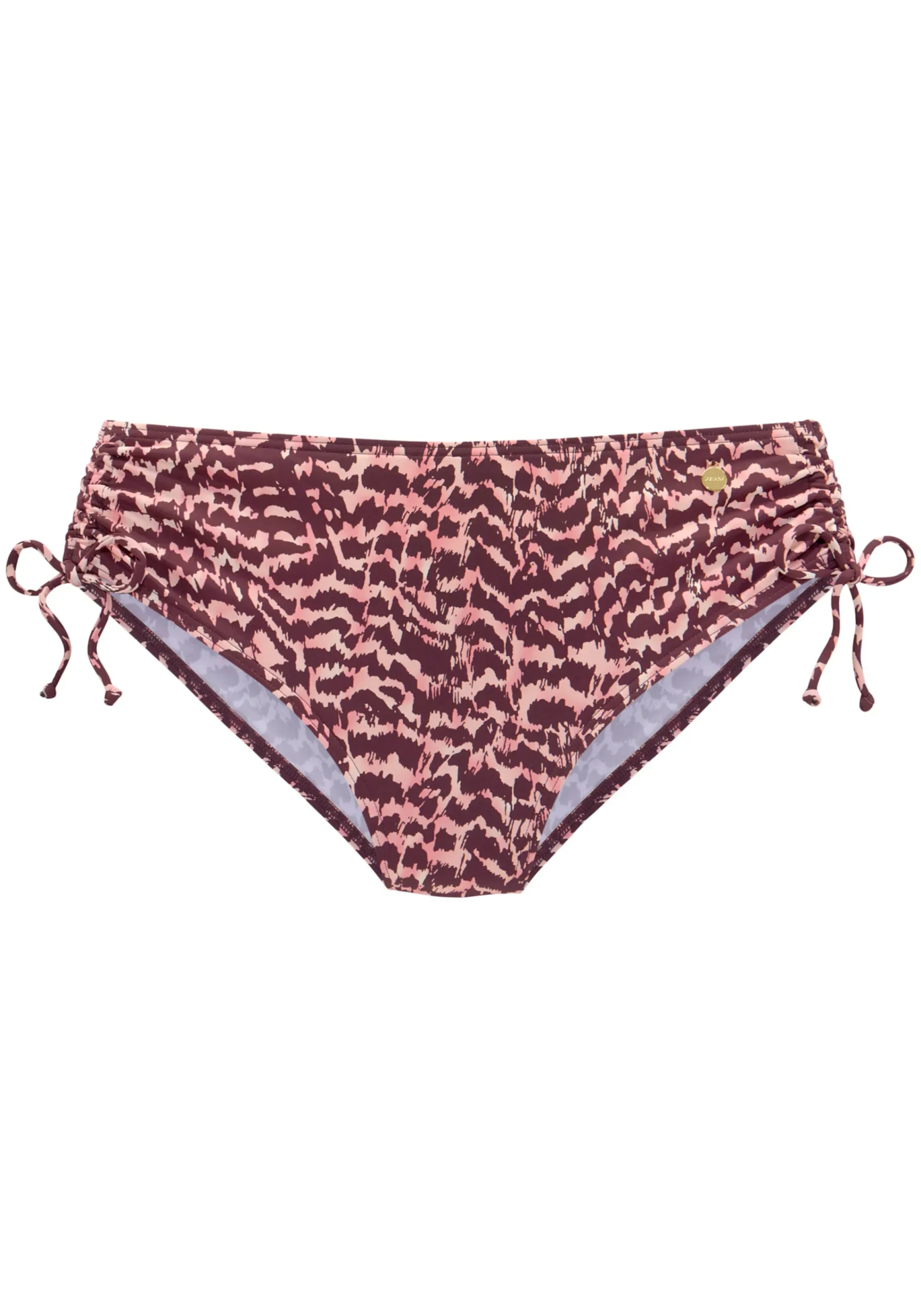 Bikinis|LASCANA Bikini-Hose bordeauxbedruckt