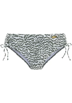 Bikinis|LASCANA Bikini-Hose oliv-bedruckt