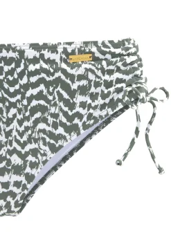 Bikinis|LASCANA Bikini-Hose oliv-bedruckt