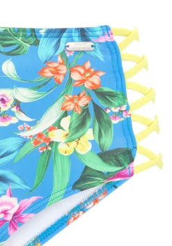 Bikinis|Venice Beach Bikini-Hose blau-bedruckt