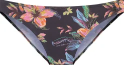 Bikinis|LASCANA Bikini-Hose anthrazit-bedruckt