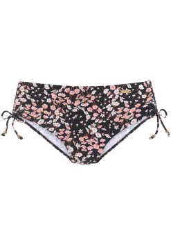 Bikinis|LASCANA Bikini-Hose schwarz-bedruckt