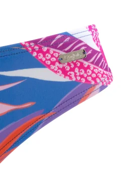 Bikinis|Buffalo Bikini-Hose blau-pinkbedruckt