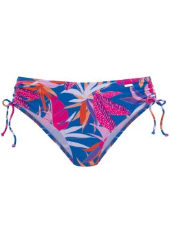 Bikinis|Buffalo Bikini-Hose blau-pinkbedruckt