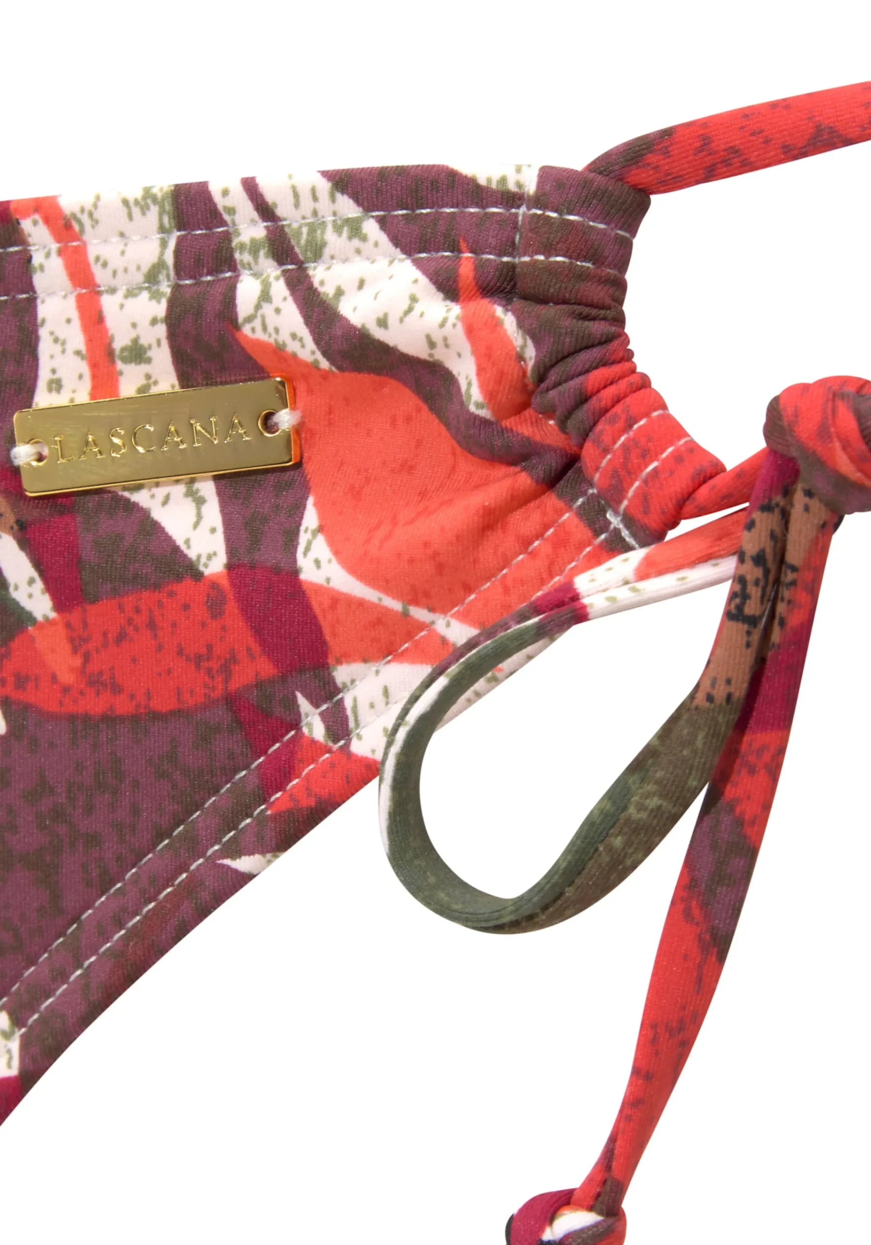 Bikinis|LASCANA Bikini-Hose rotbedruckt