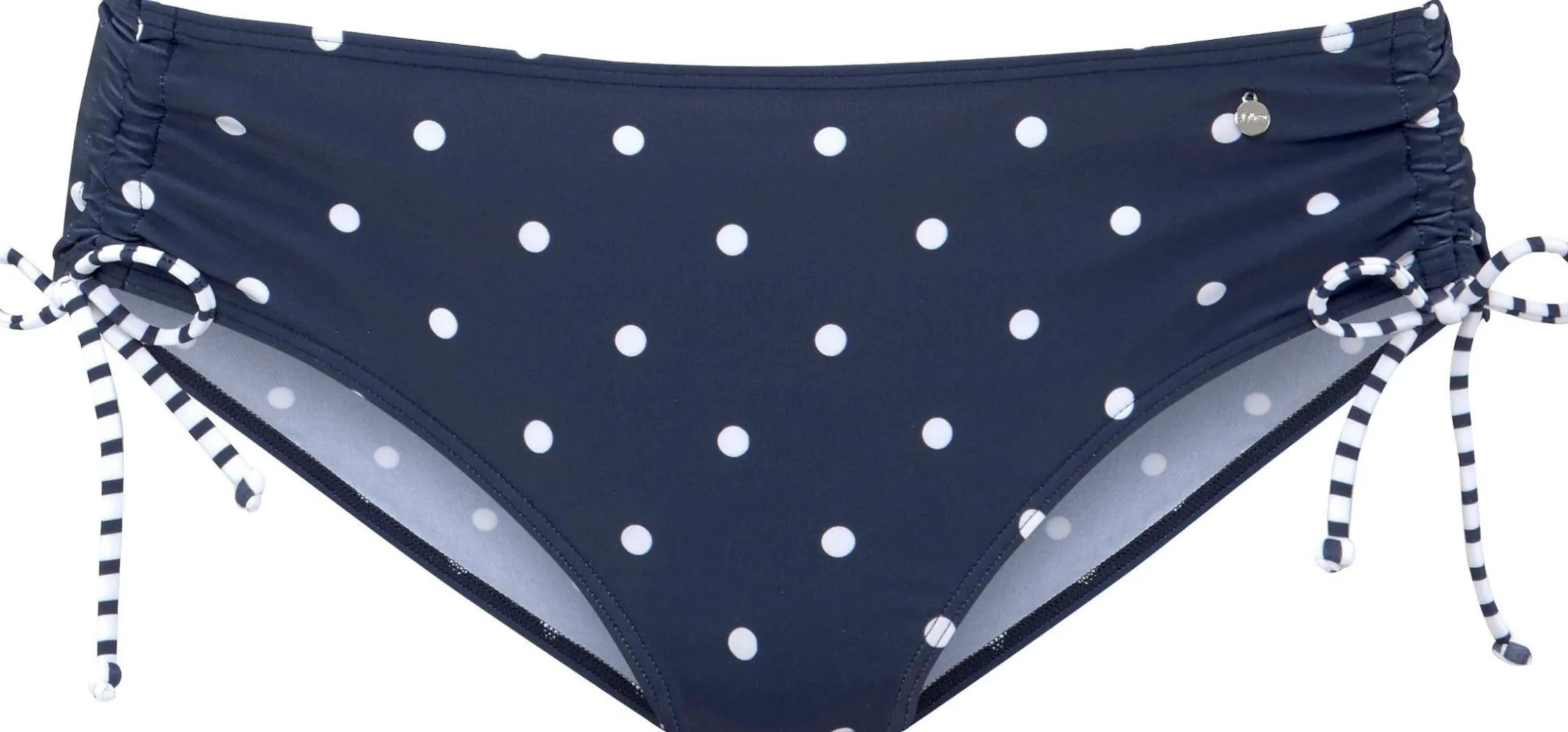 Bikinis|s.Oliver Bikini-Hose marine-weiß