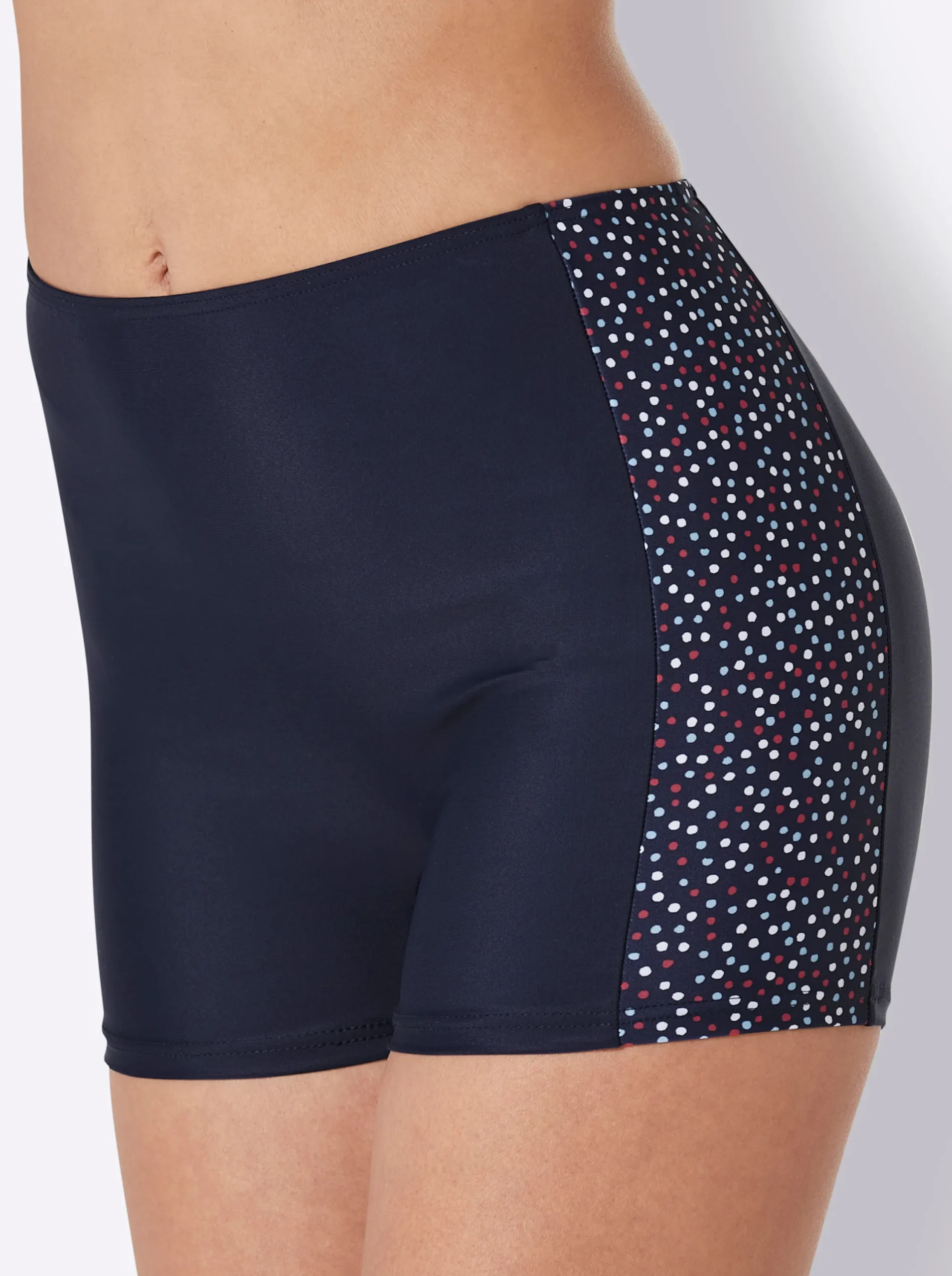 Bikinis|feel good Bikini-Hose marine-rot-bedruckt
