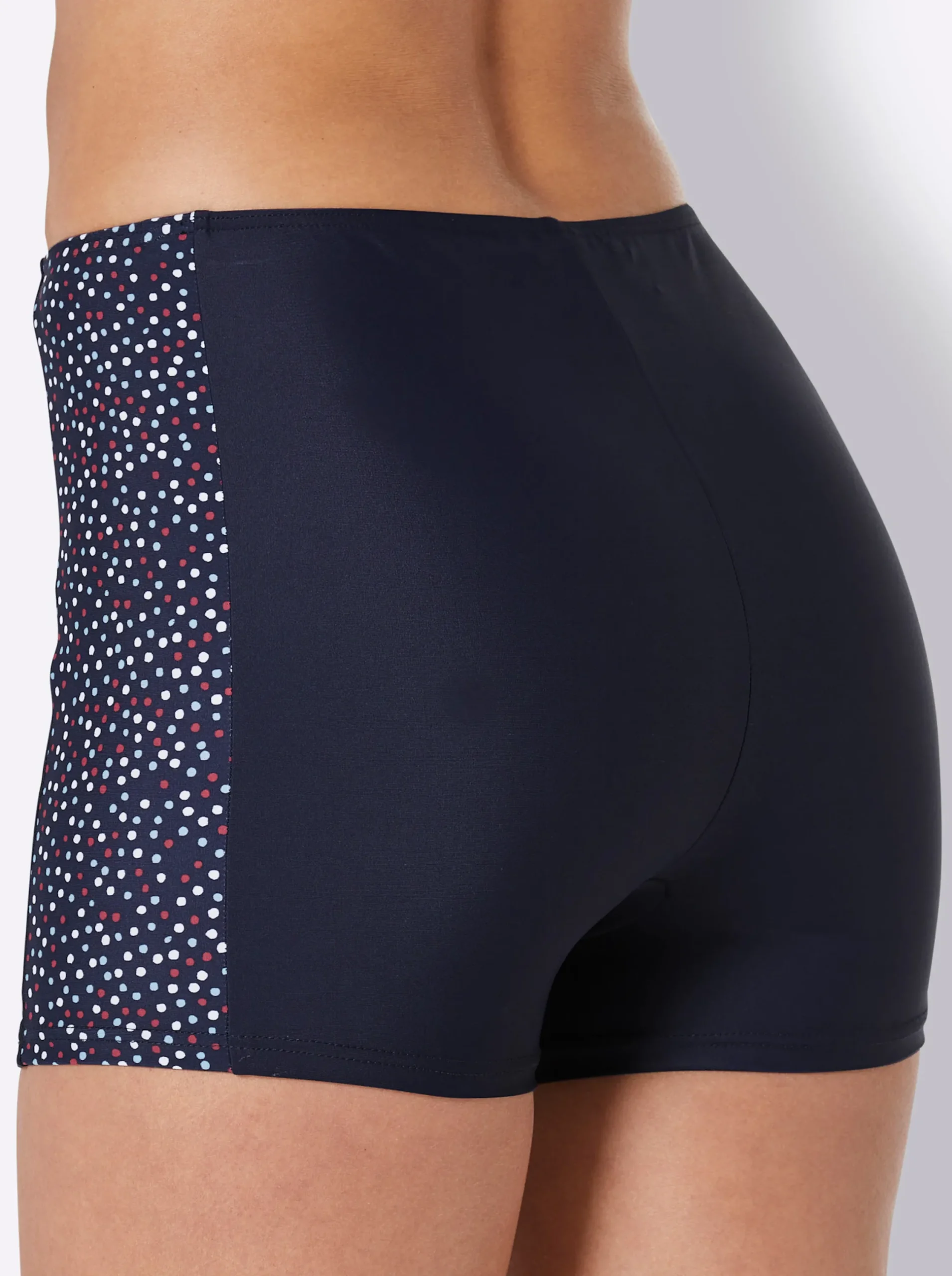 Bikinis|feel good Bikini-Hose marine-rot-bedruckt