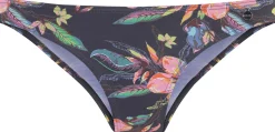 Bikinis|LASCANA Bikini-Hose anthrazit-bedruckt