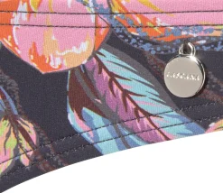 Bikinis|LASCANA Bikini-Hose anthrazit-bedruckt