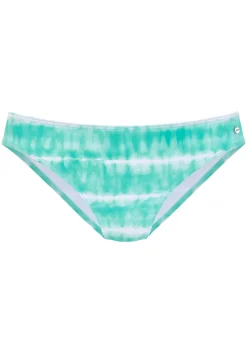 Bikinis|s.Oliver Bikini-Hose türkis-weiß