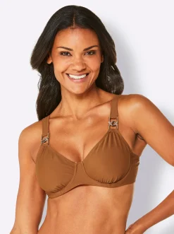 Bikinis|feel good Bikini-Oberteil cognac