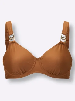 Bikinis|feel good Bikini-Oberteil cognac
