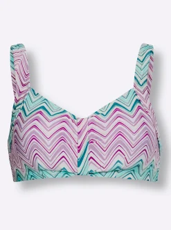 Bikinis|feel good Bikini-Oberteil topas-magenta-bedruckt