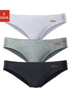 Unterhosen|s.Oliver Bikinislip grau,schwarz,weiß
