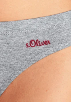 Unterhosen|s.Oliver Bikinislip grau,schwarz,weiß