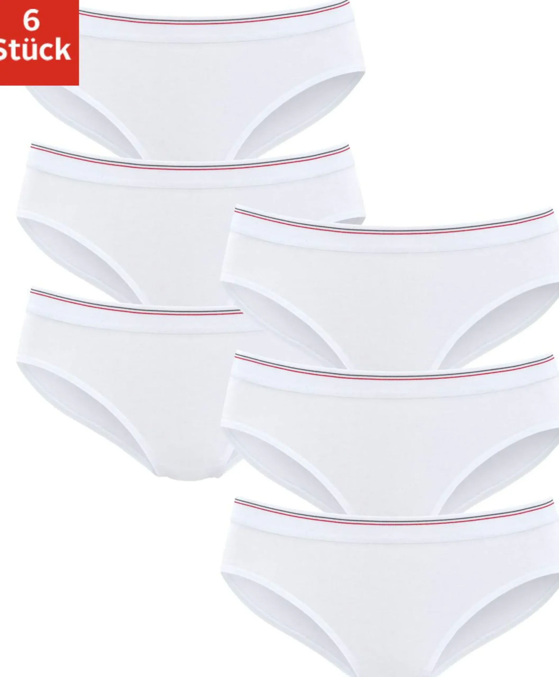 Unterhosen|H.I.S Bikinislip weiß