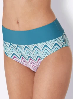 Bikinis| Bikini-Slip topas-magenta-bedruckt