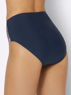 Bikinis|feel good Bikini-Slip marine-bunt-bedruckt