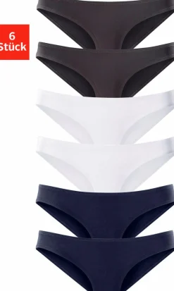 Unterhosen| Bikinislip marine,schwarz,weiß