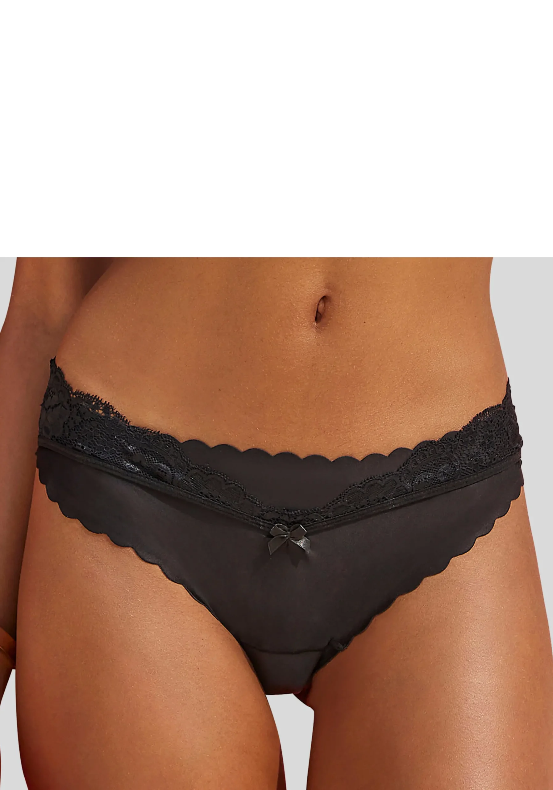 Unterhosen|LASCANA Bikinislip schwarz