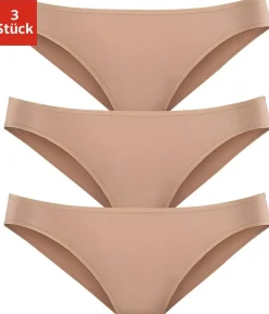 Unterhosen|LASCANA Bikinislip beige