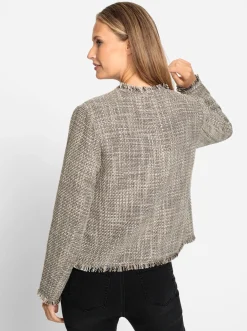 Blazer|heine Blazer schwarz-sand-gemustert