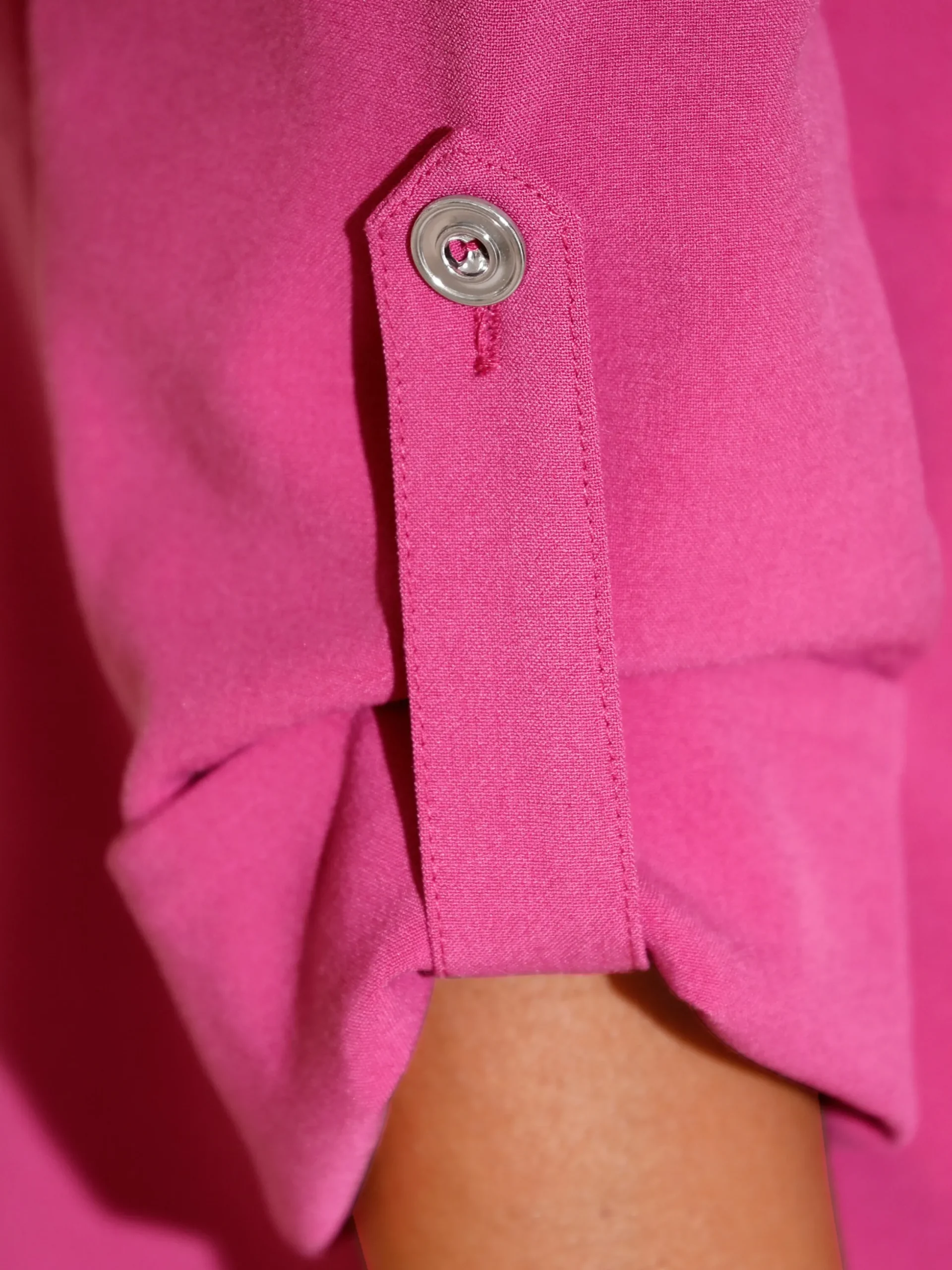 Blazer| Blazer mit gestreiftem Futter fuchsia