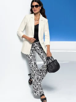Blazer|heine Blazer mit 1-Knopf-Verschluss ecru