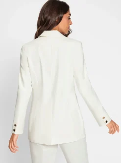 Blazer|heine Blazer mit 1-Knopf-Verschluss ecru