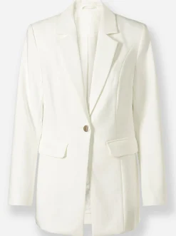 Blazer|heine Blazer mit 1-Knopf-Verschluss ecru
