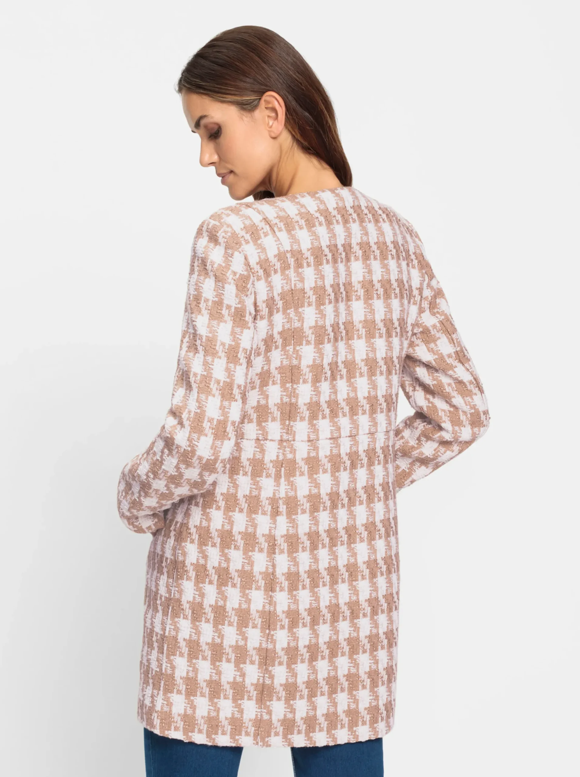 Blazer|heine Blazer mit Pepita-Dessin ecru-camelPepita