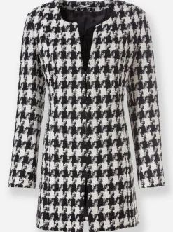 Blazer|heine Blazer mit Pepita-Dessin schwarz-ecruPepita