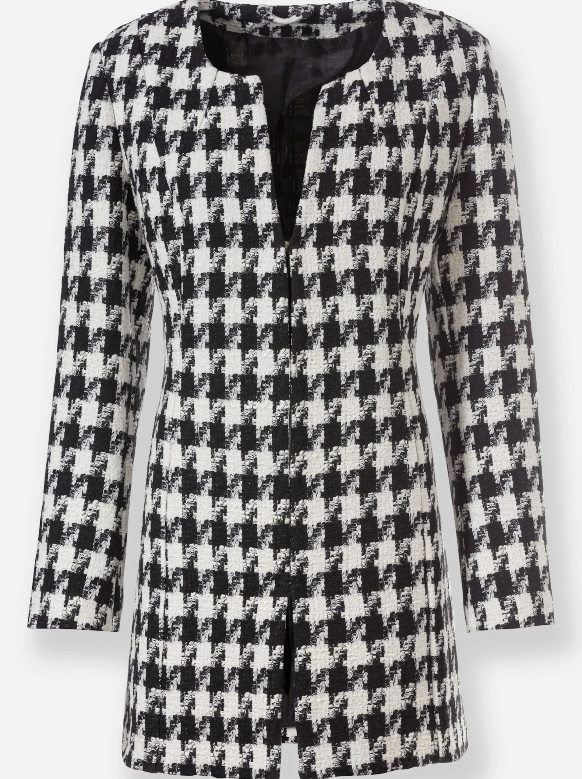 Blazer|heine Blazer mit Pepita-Dessin schwarz-ecruPepita