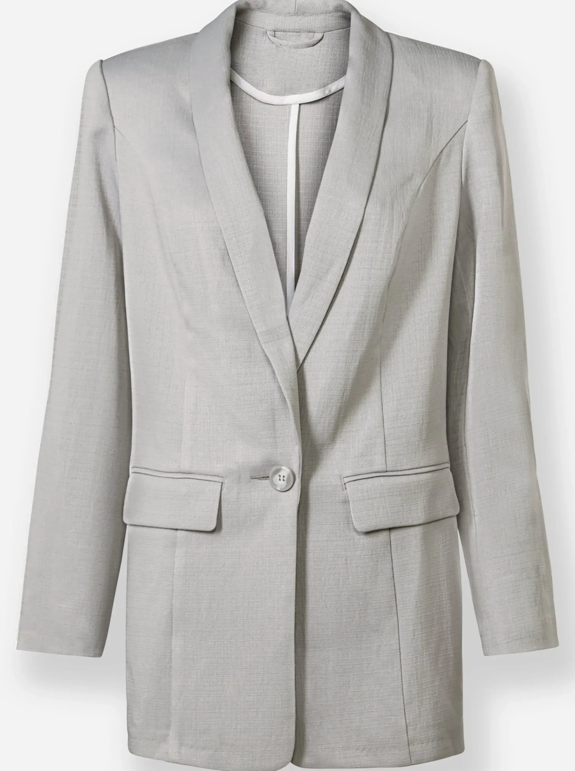 Blazer|heine Blazer mit Schalkragen hellgrau