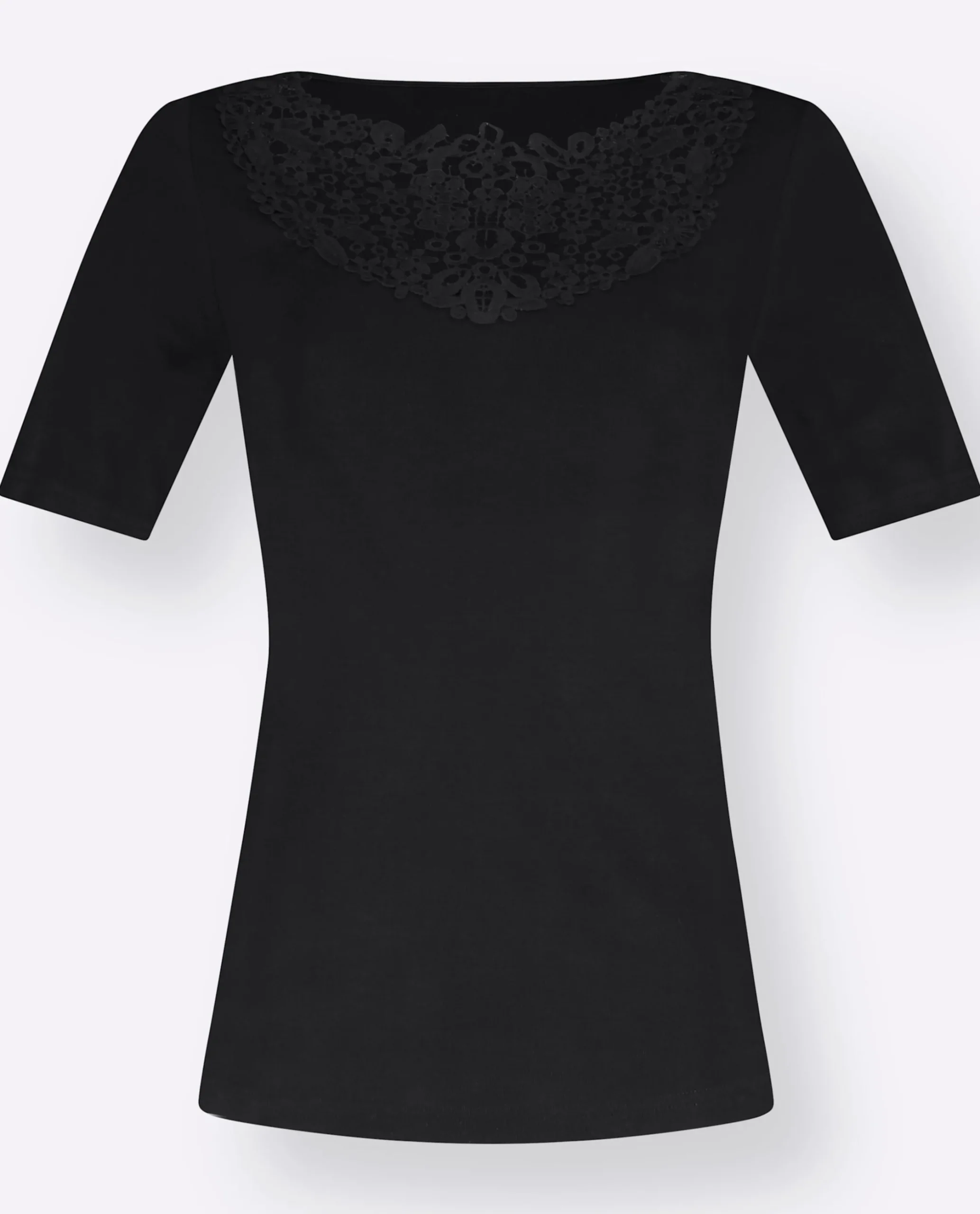 Bodies & Unterhemden|wäschepur Blazershirt schwarz
