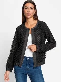 Blazer|heine Blousonjacke schwarz