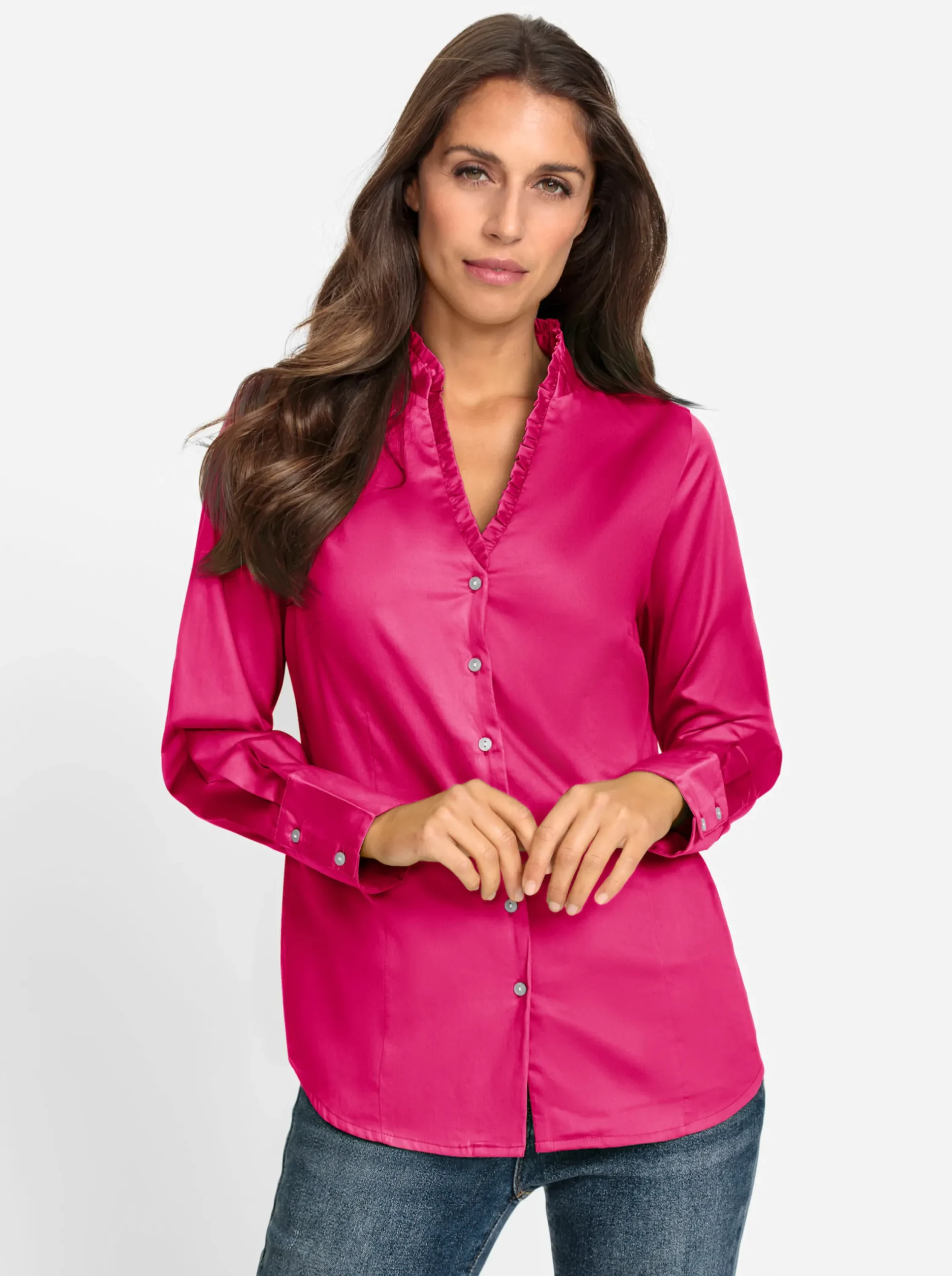 Blusen|heine Bluse pink