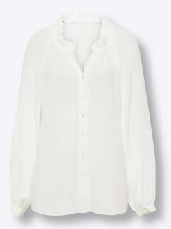 Blusen|heine Bluse weiß