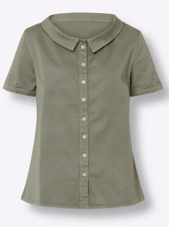 Blusen|heine Bluse khaki