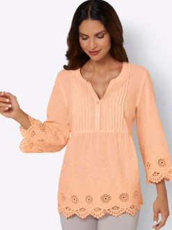 Blusen| Bluse apricot