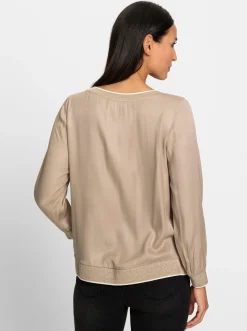 Blusen|heine Bluse sesam