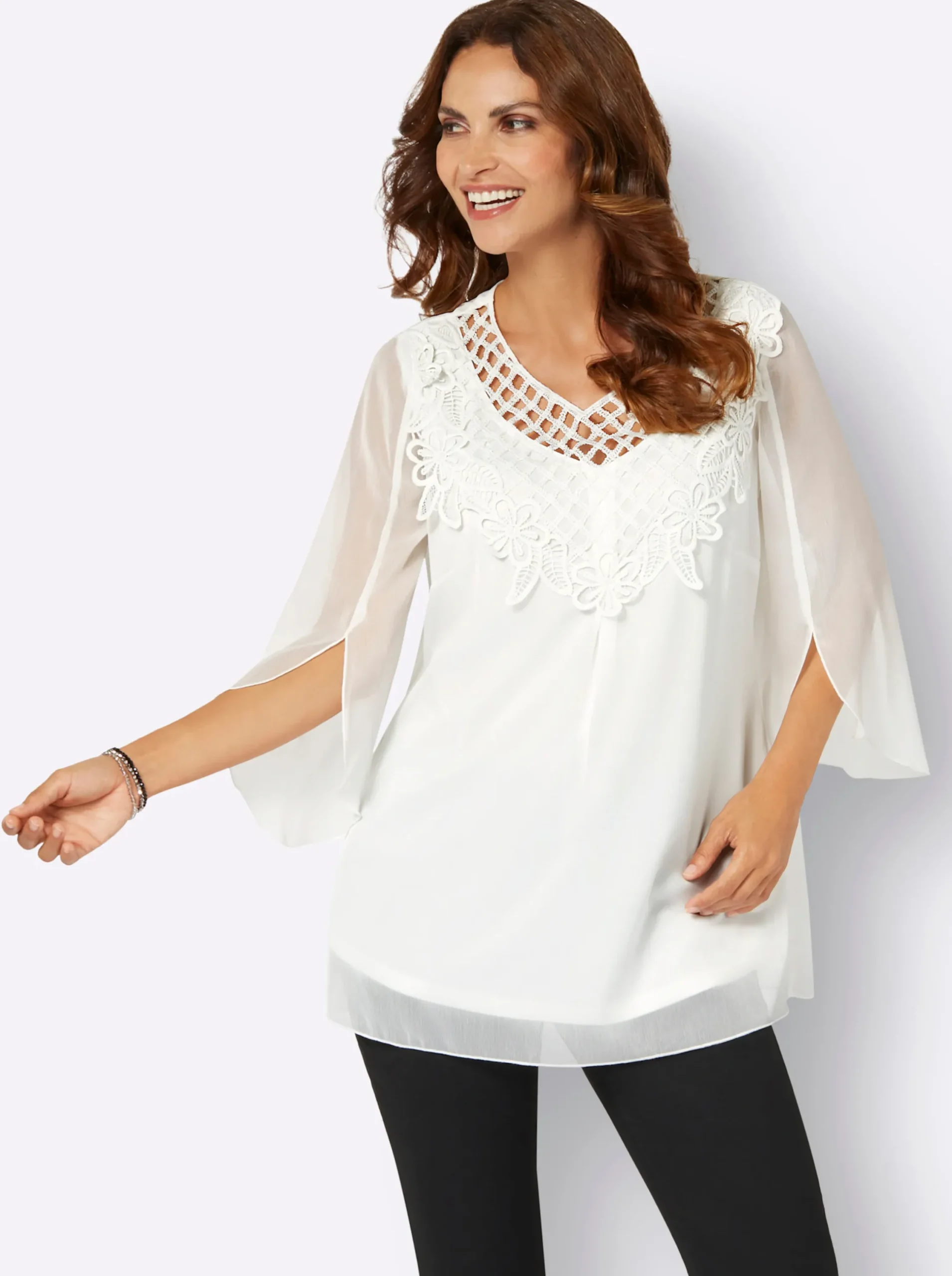 Blusen| Bluse ecru