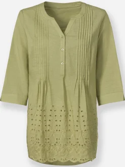 Blusen| Bluse lindgrün